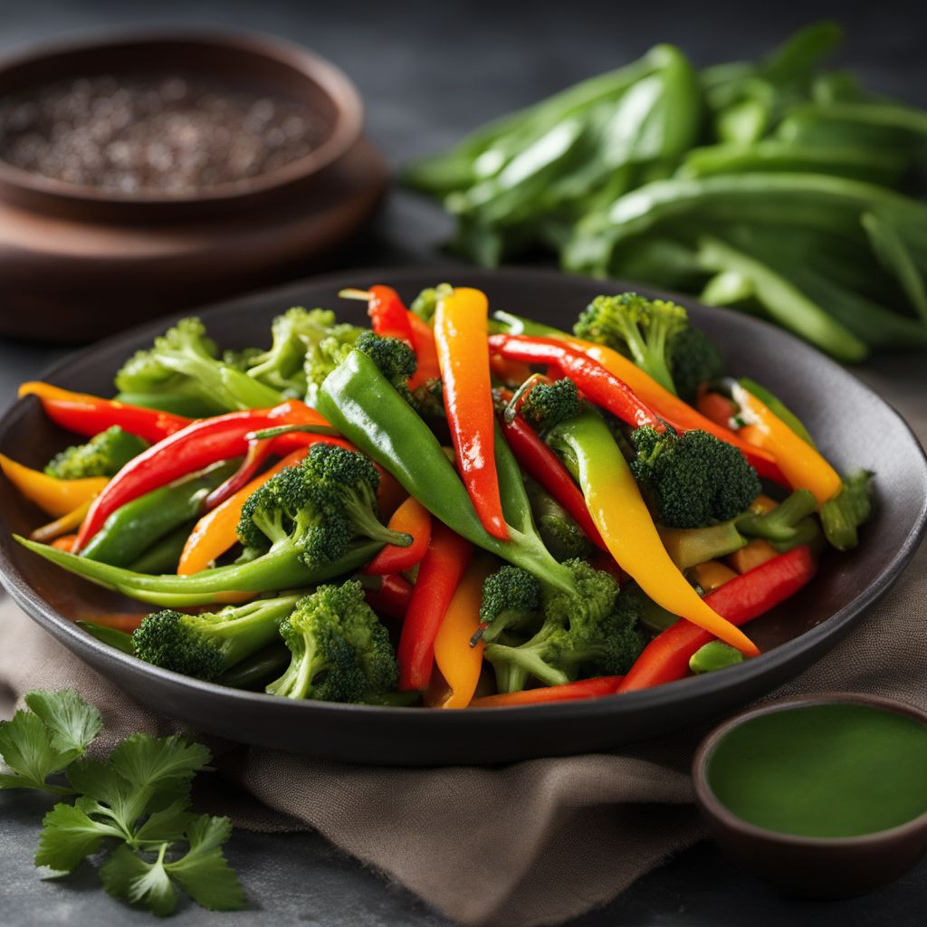 Chifa-style Stir-Fried Spicy Vegetables