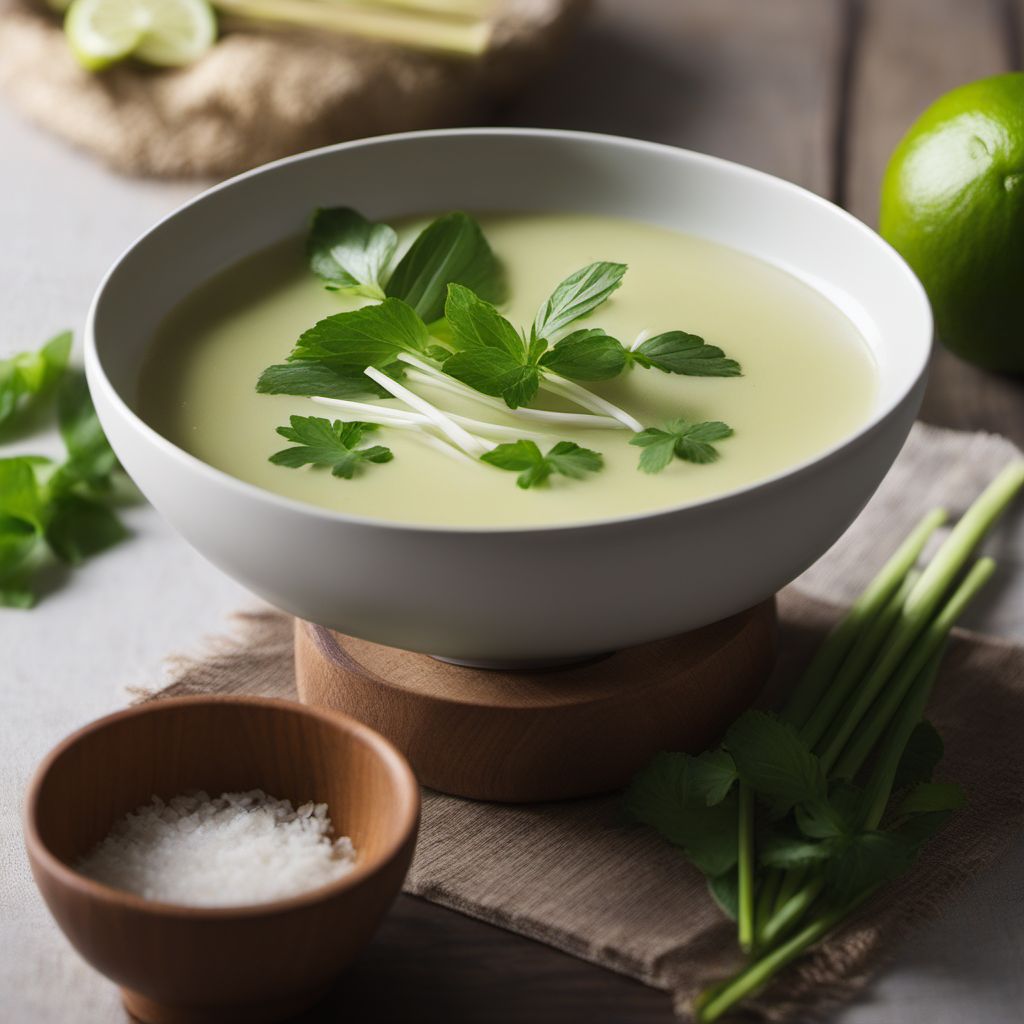 Chilled Coconut Lemongrass Soup