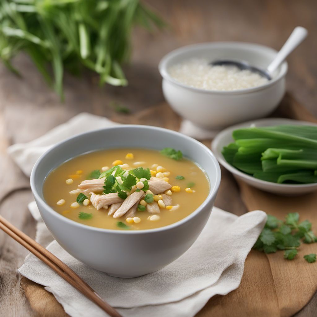 Chinese American Chicken and Corn Soup