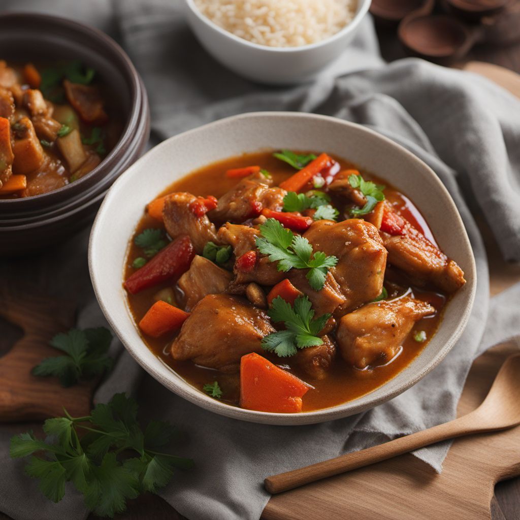 Chinese American Chicken Stew