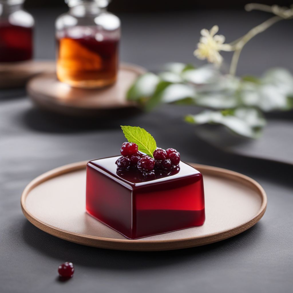 Chinese American Style Red Bean Jelly