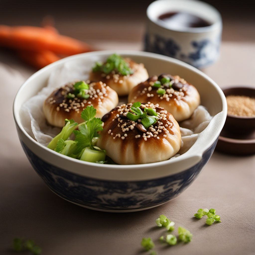 Chinese Buddhist Steamed Buns