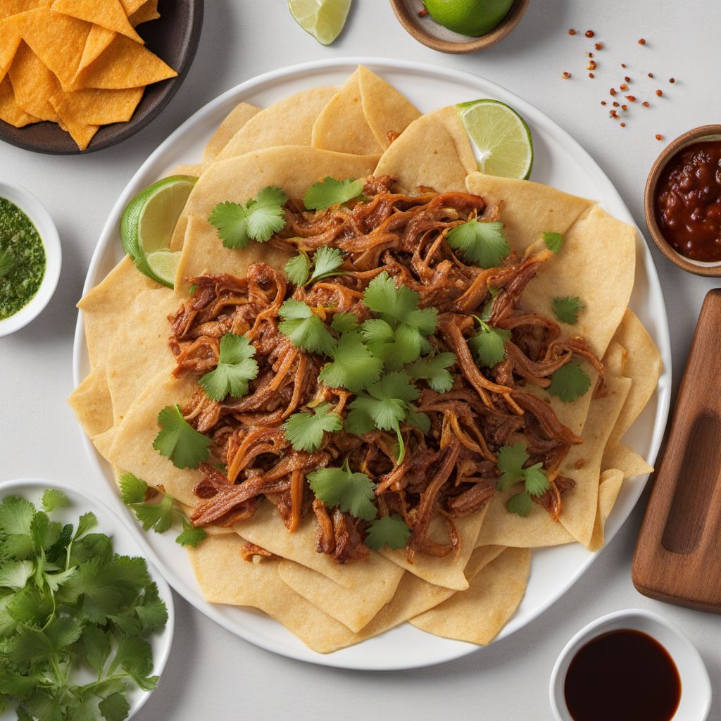 Chinese Indonesian Pulled Pork Nachos