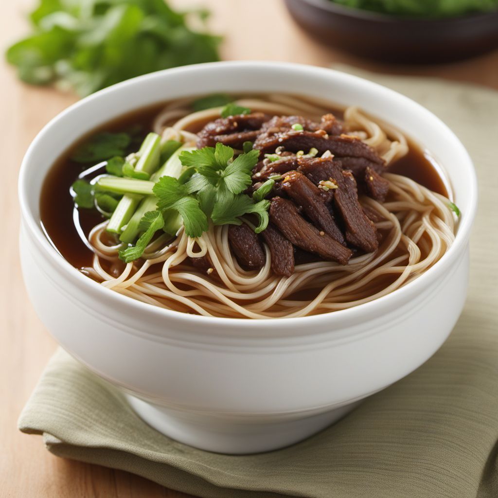 Chinese Islamic Beef Noodle Soup