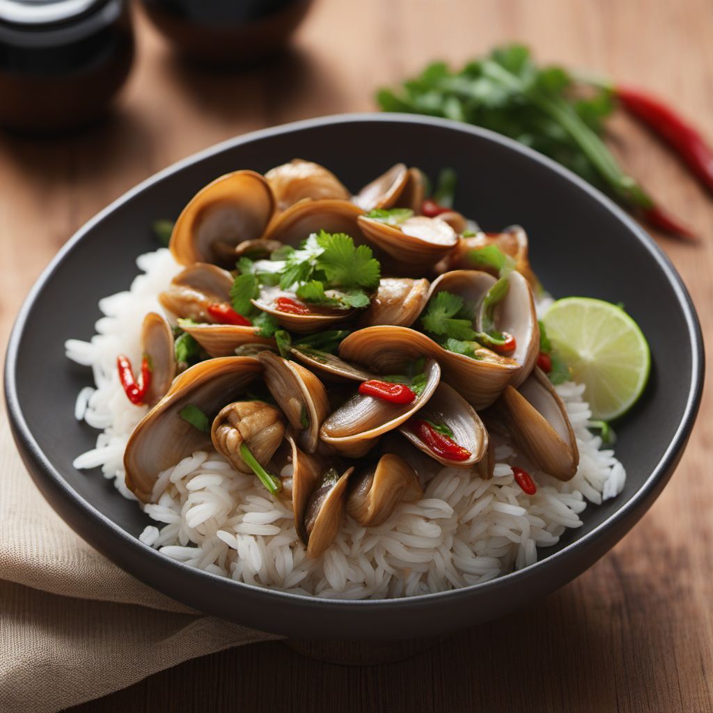 Chinese Spicy Clam Stir-Fry