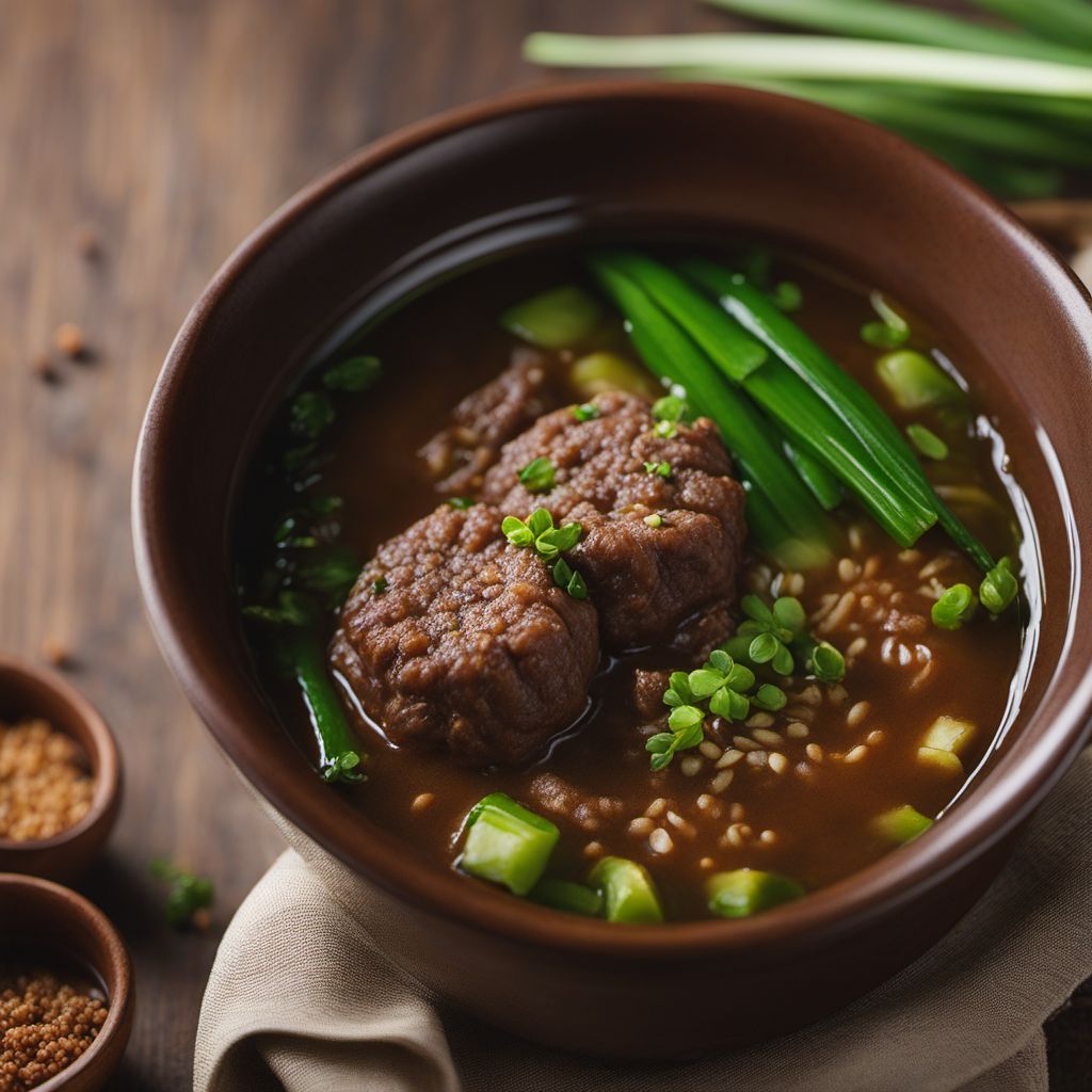 Chinese-style Beef Ball Soup