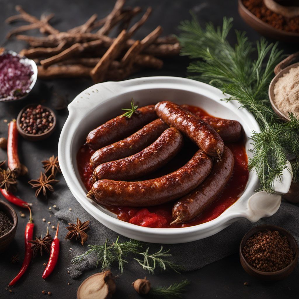 Chukchi-style Grilled Reindeer Sausages