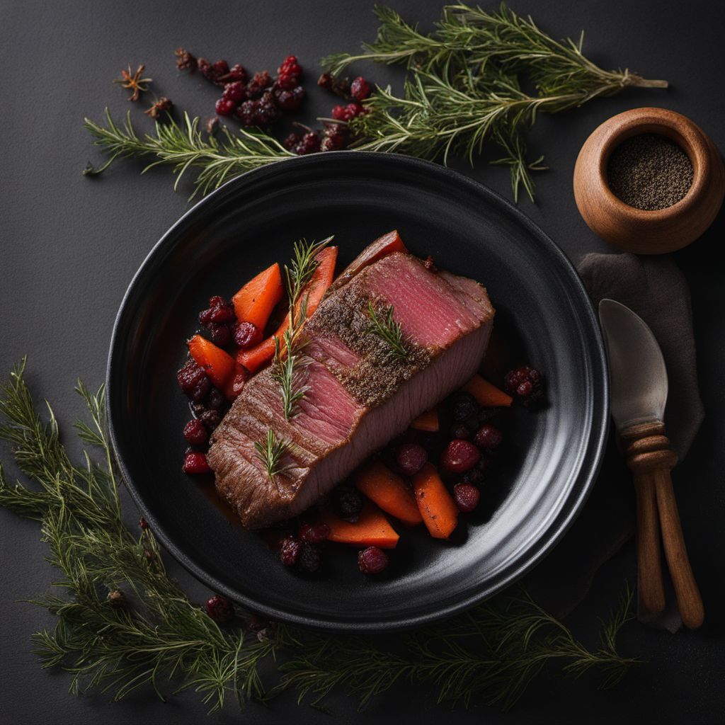 Chukchi-style Roasted Reindeer Rump