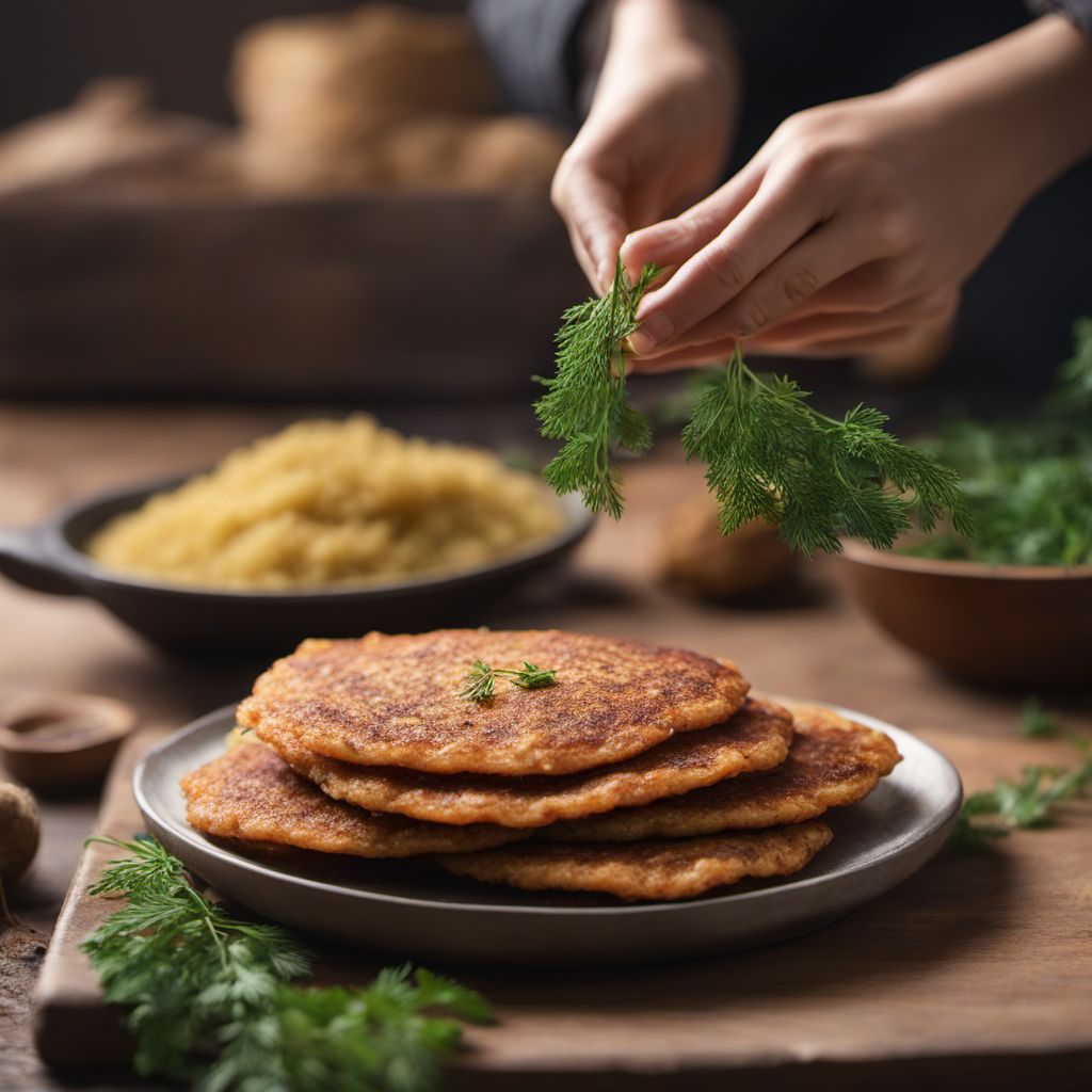 Circassian Potato Pancakes