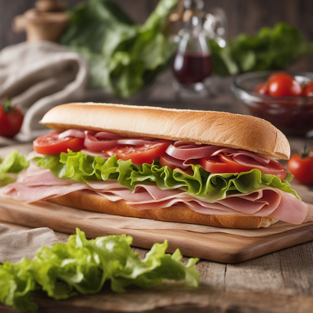 Classic Italian Submarine Sandwich