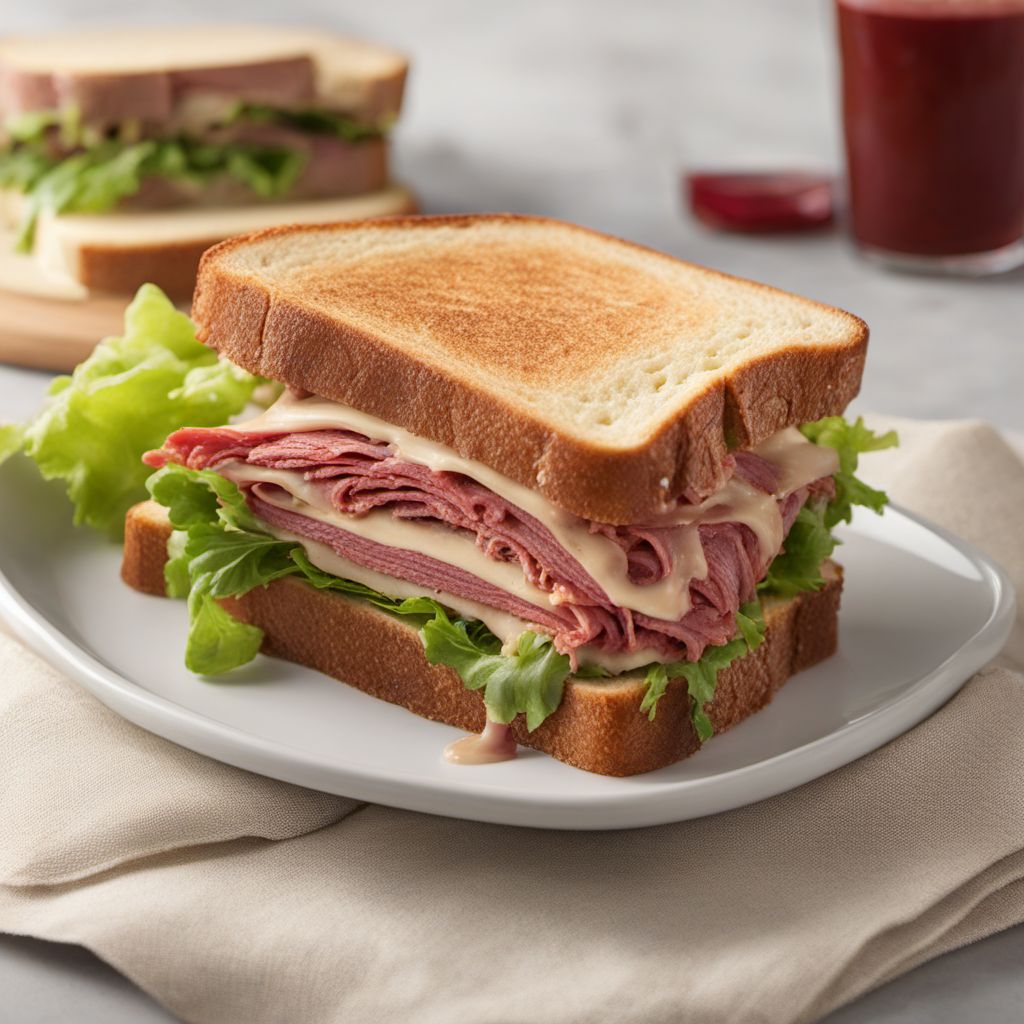 Classic Reuben Corned Beef Sandwich