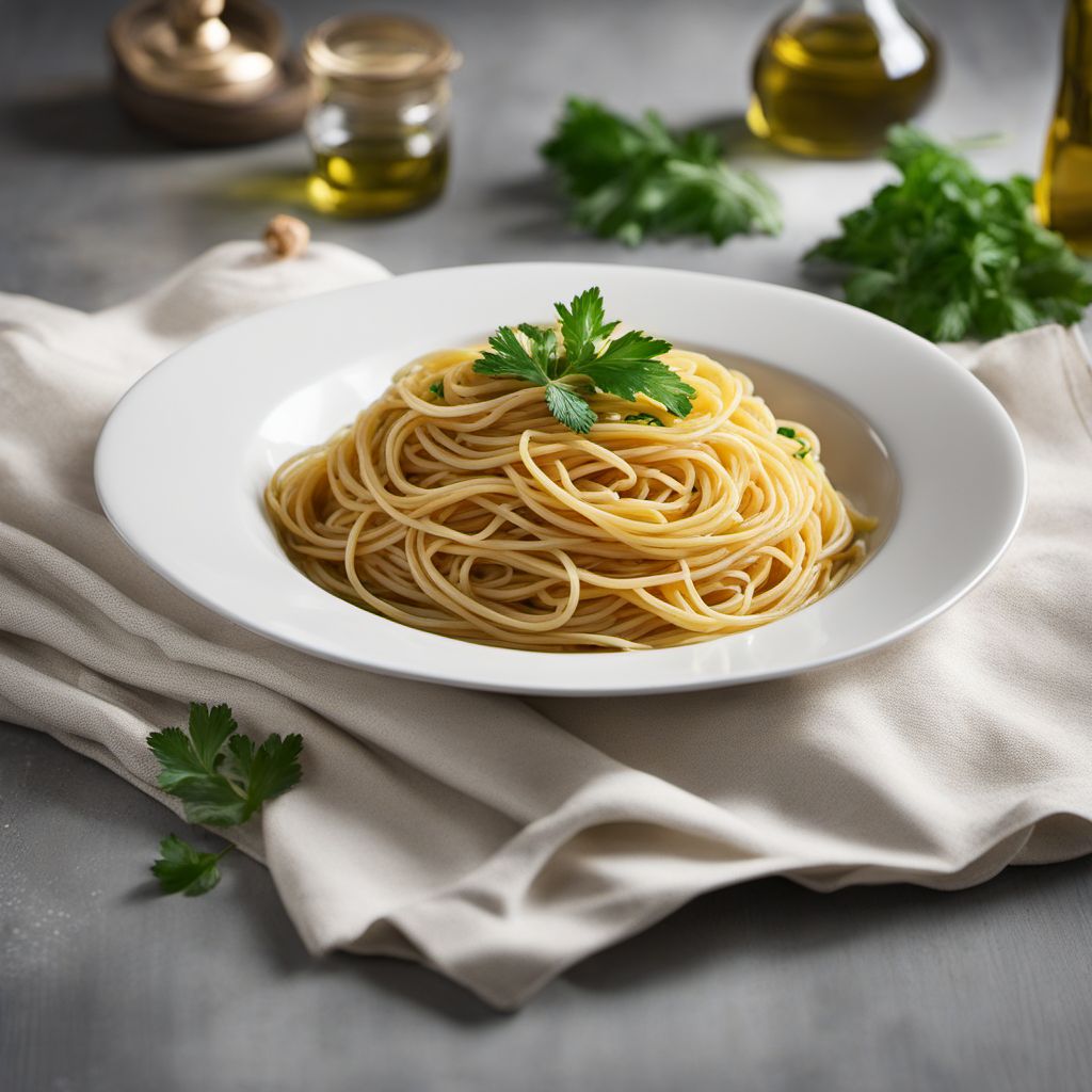 Classic Spaghetti with Garlic and Olive Oil