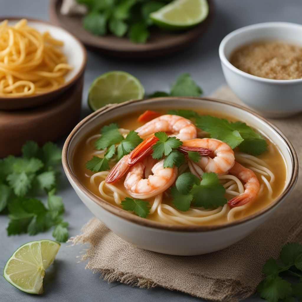 Coconut-based Algerian Bánh Canh Hến