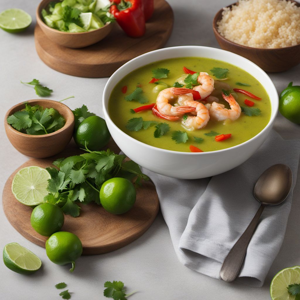 Coconut Lime Shrimp Soup