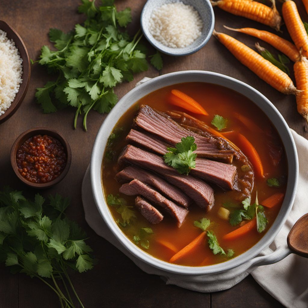 Colombian Beef Rib Soup