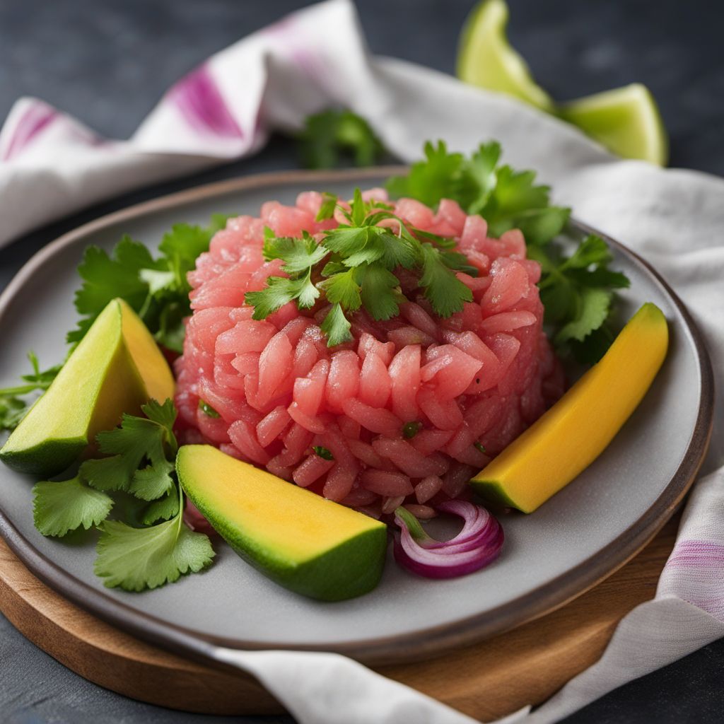 Colombian-style Tuna Tartare