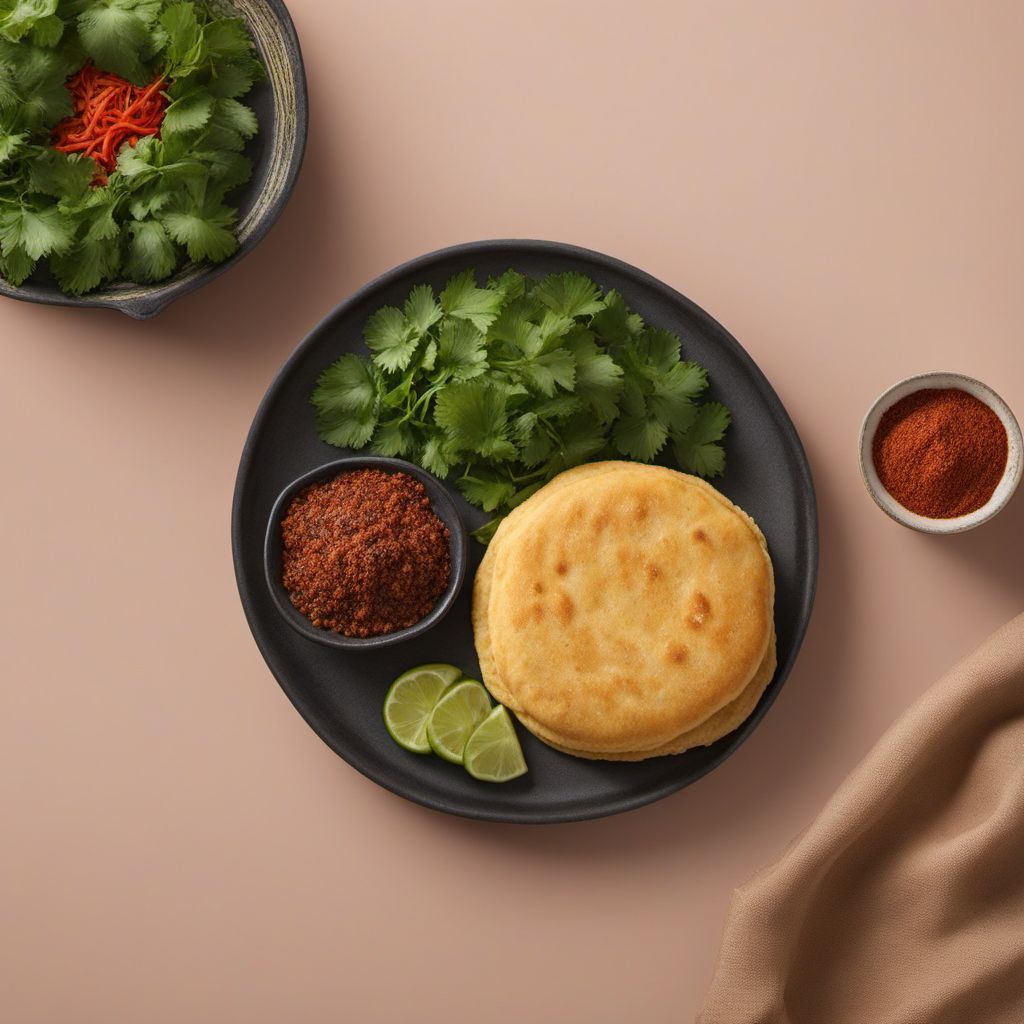 Congolese-Inspired Arepa Santandereana