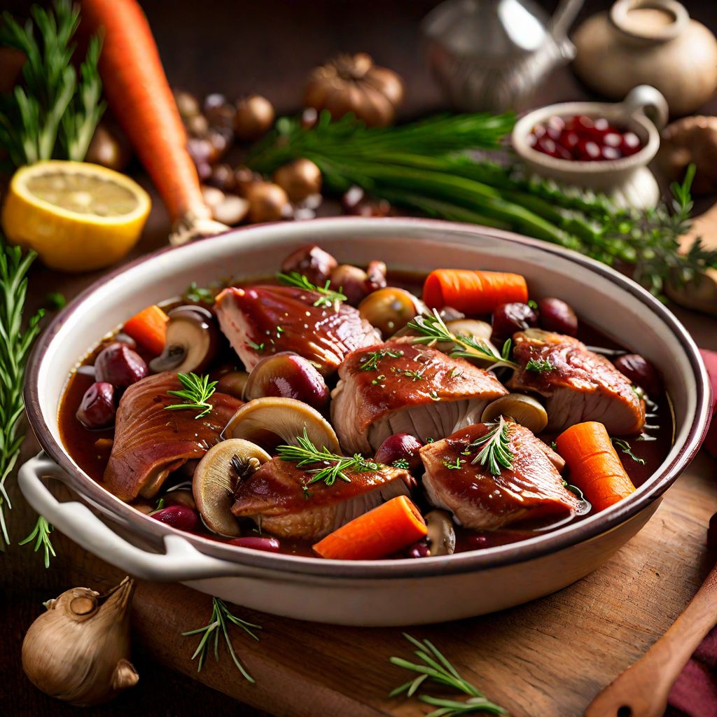 Coq au Vin - Croatian Style
