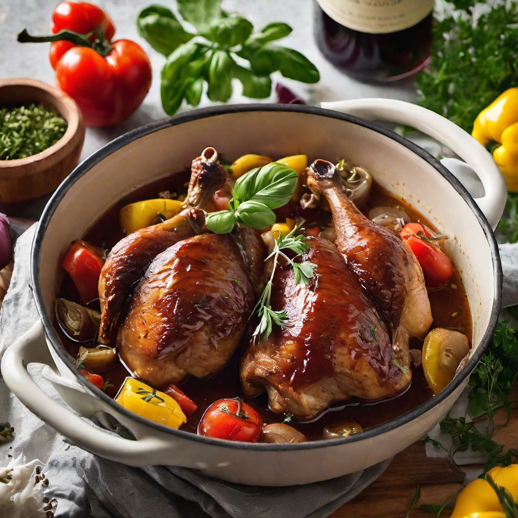 Coq au Vin - Latin American Style