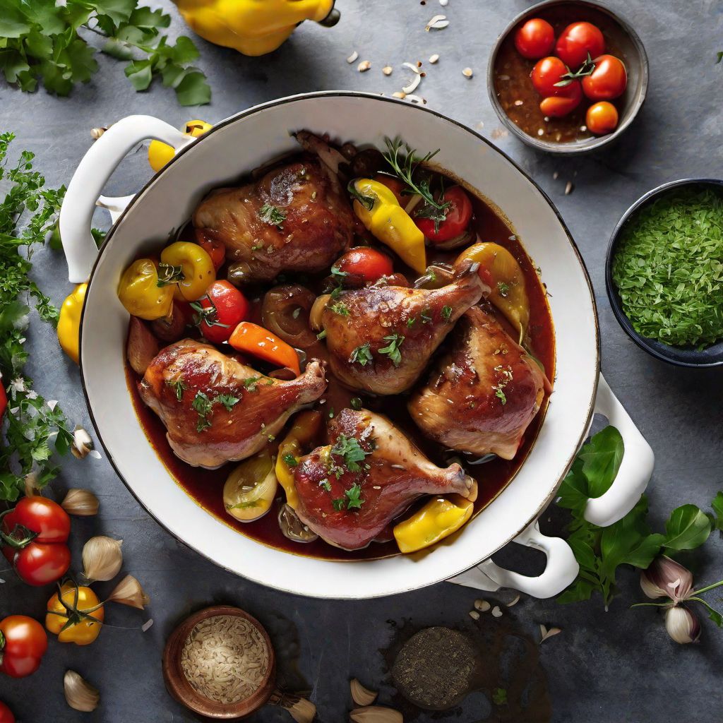 Coq au Vin - Latin American Style