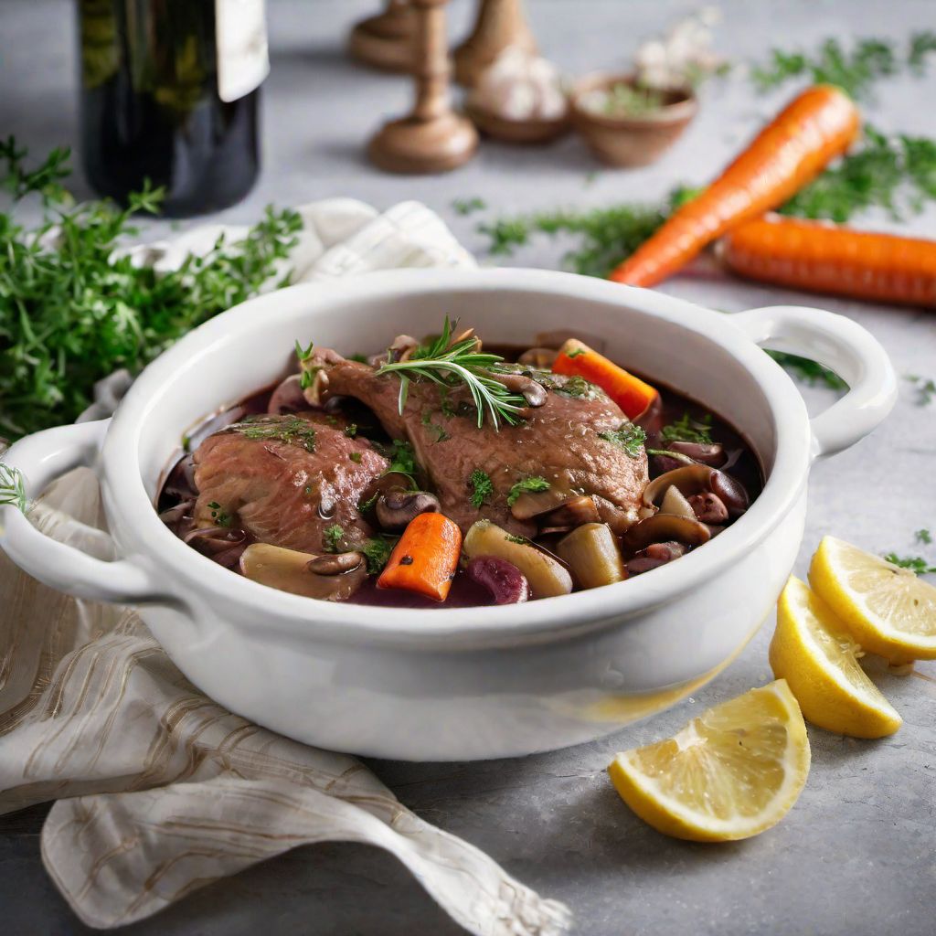 Coq au Vin - Russian Style