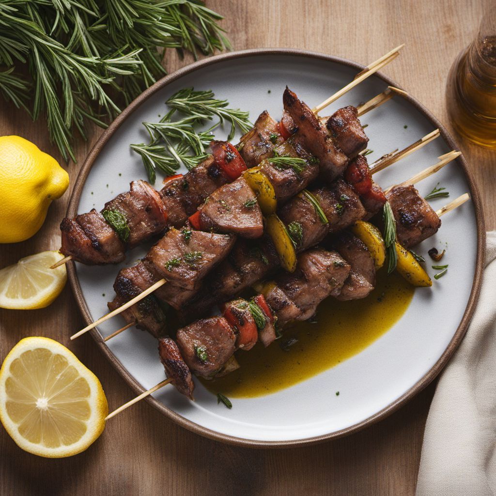 Corsican Grilled Lamb Skewers