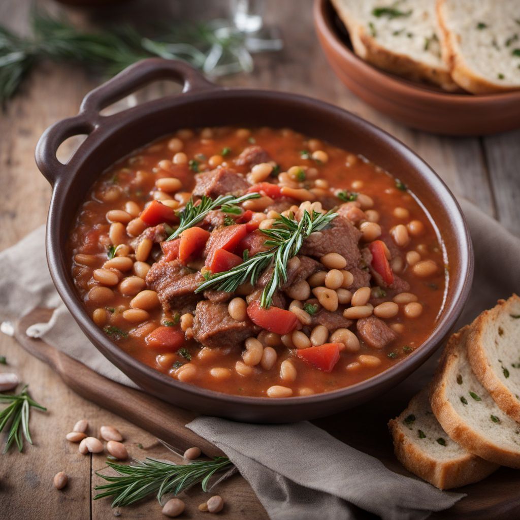 Corsican-style Intingolo with Beans