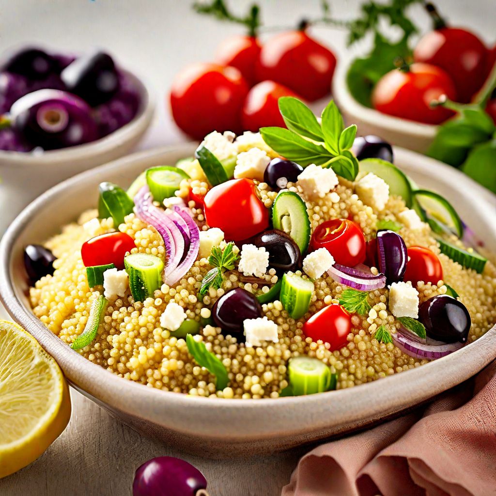 Greek-style Couscous with Mediterranean Flavors