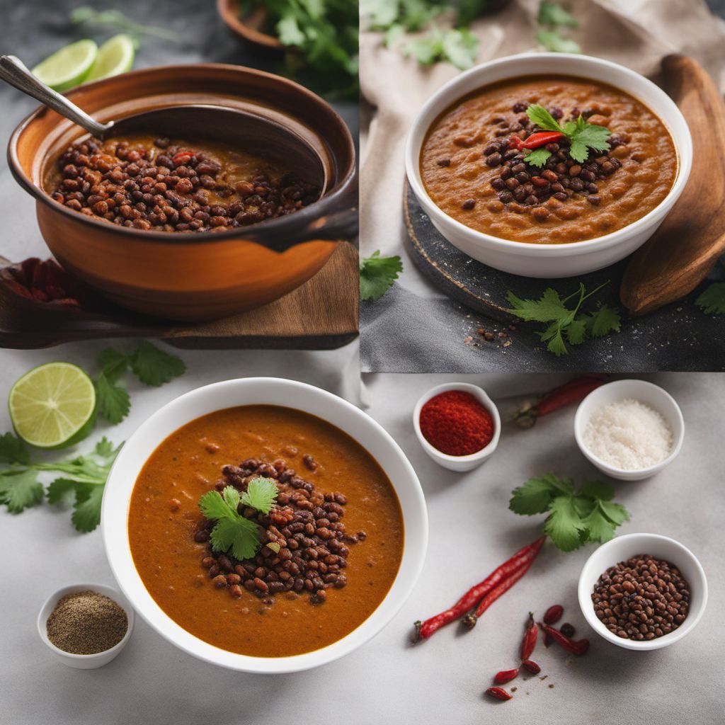 Creamy Black Lentil Stew