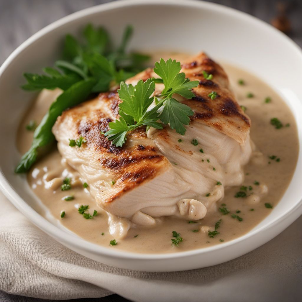 Creamy Chicken with White Mole Sauce