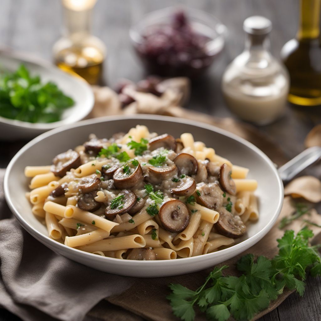 Creamy Mushroom and Sausage Pasta