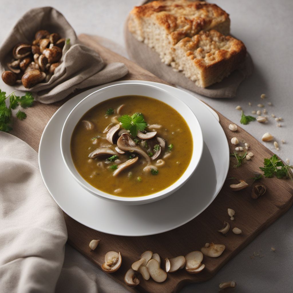 Creamy Mushroom Barley Soup