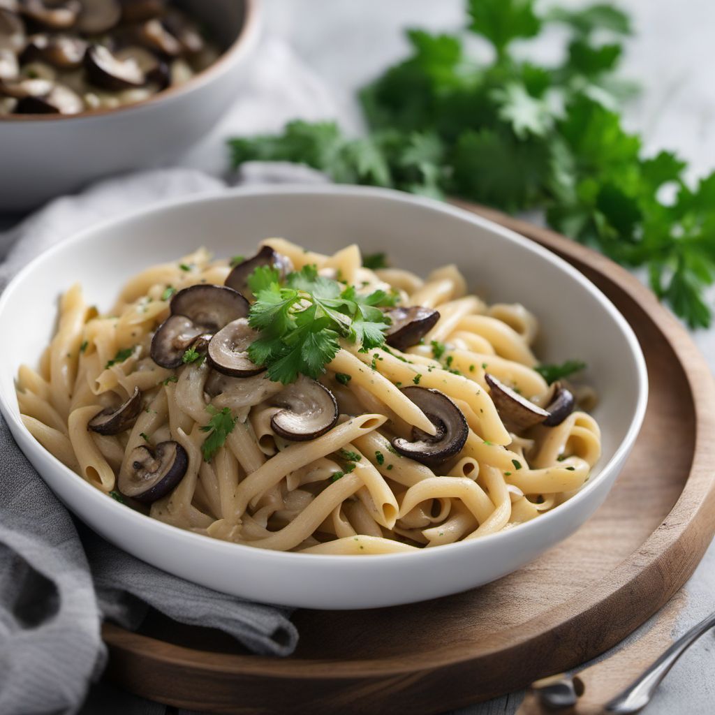 Creamy Mushroom Fuži Pasta