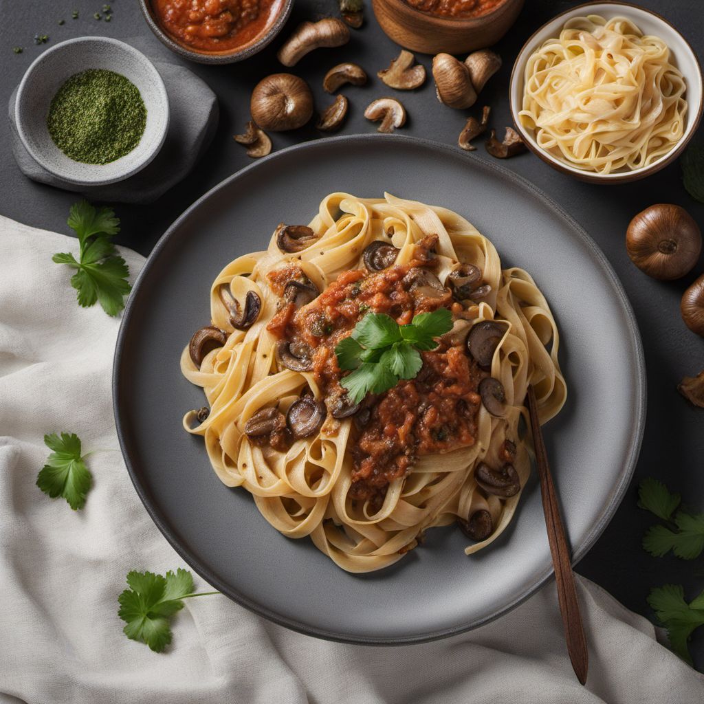 Creamy Mushroom Pasta with Nicaraguan Twist