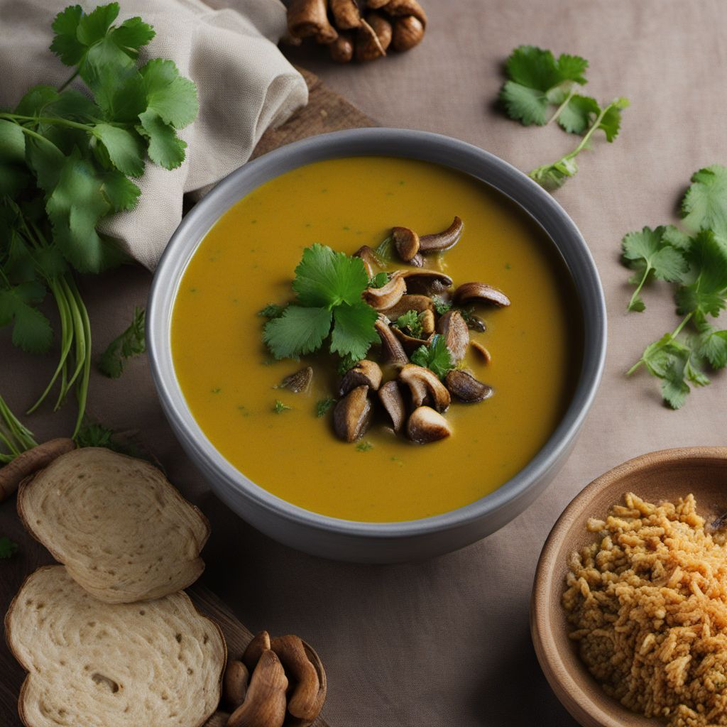 Creamy Mushroom Soup with a Bangladeshi Twist