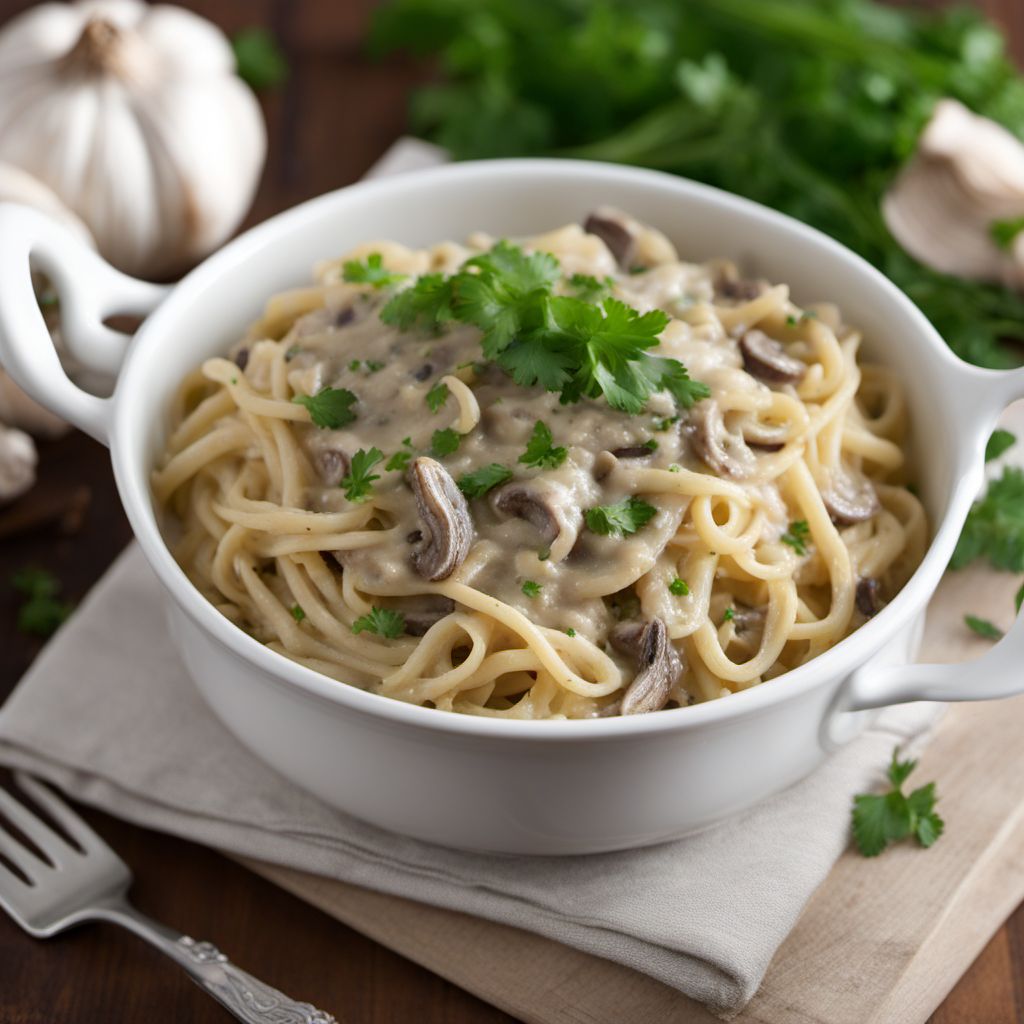 Creamy Mushroom Tetrazzini