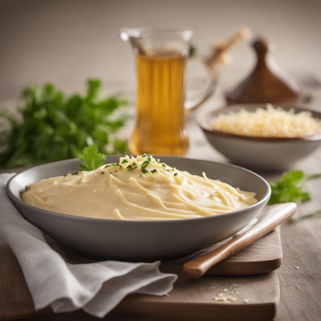 Creamy Onion with Cheese Sauce