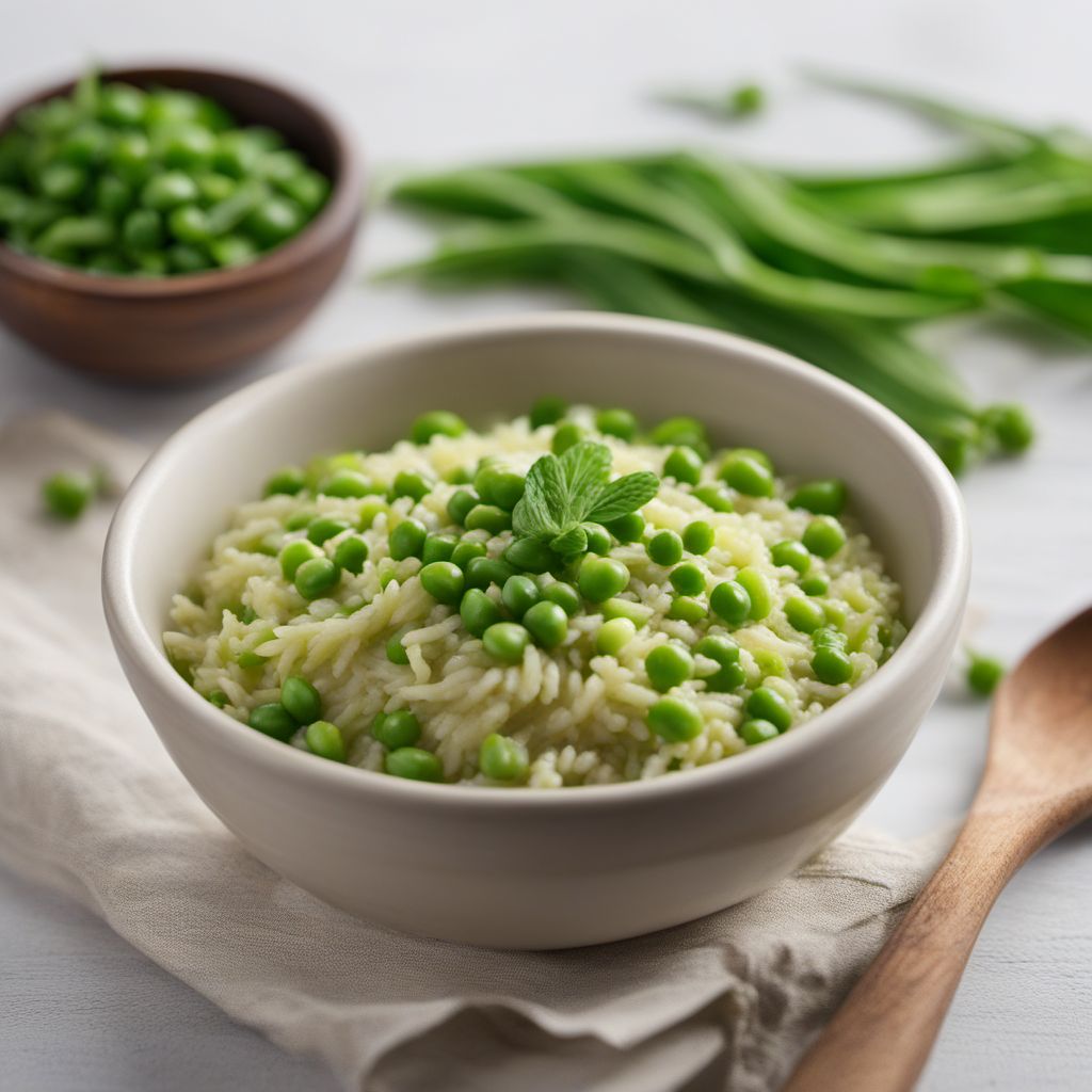 Creamy Pea Risotto