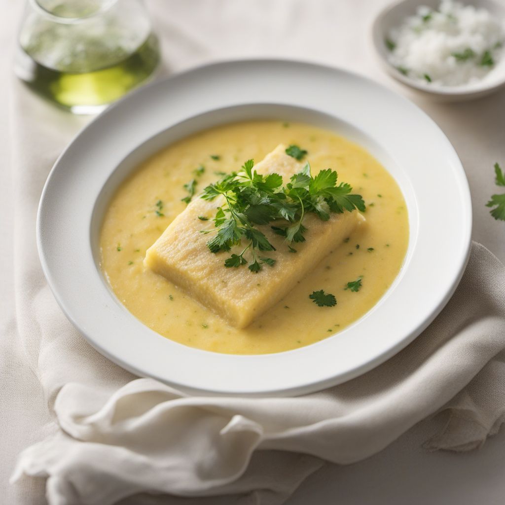 Creamy Polenta with Cod