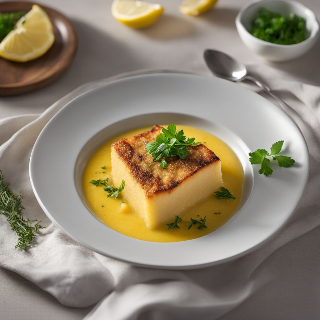 Creamy Polenta with Cod Fish