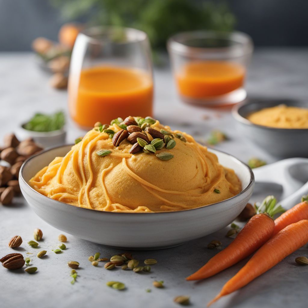 Creamy Saffron Carrot Ice Cream (Havij Bastani)