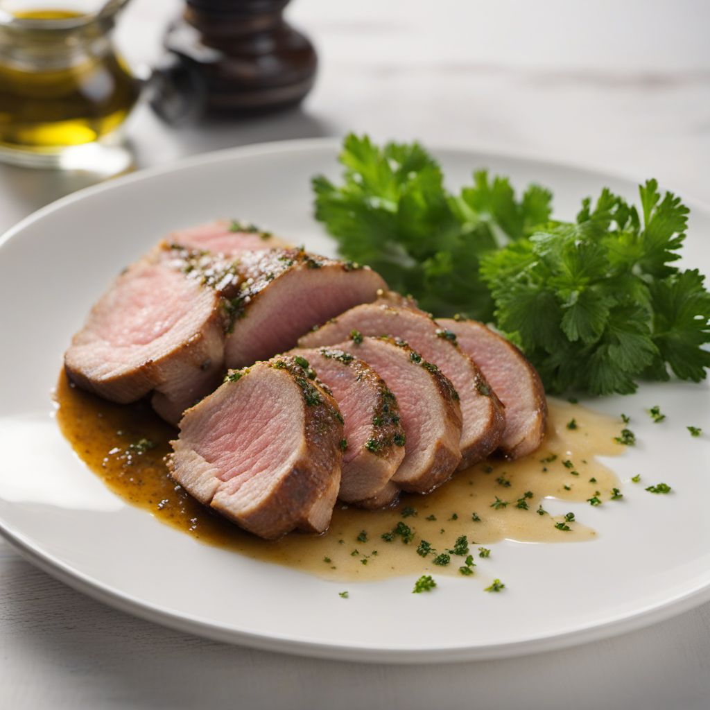 Cres Island-style Stuffed Pork Tenderloin