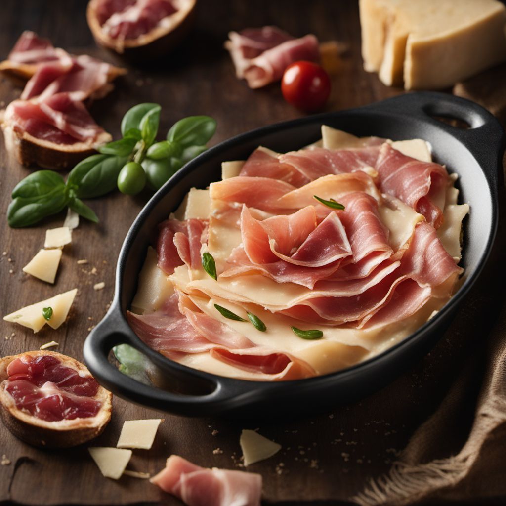 Crescentina with Prosciutto and Cheese