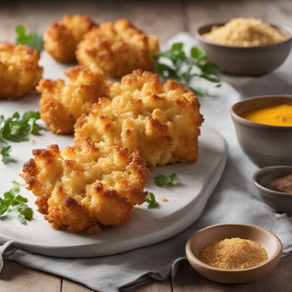 Crispy Baked Cauliflower Cheese