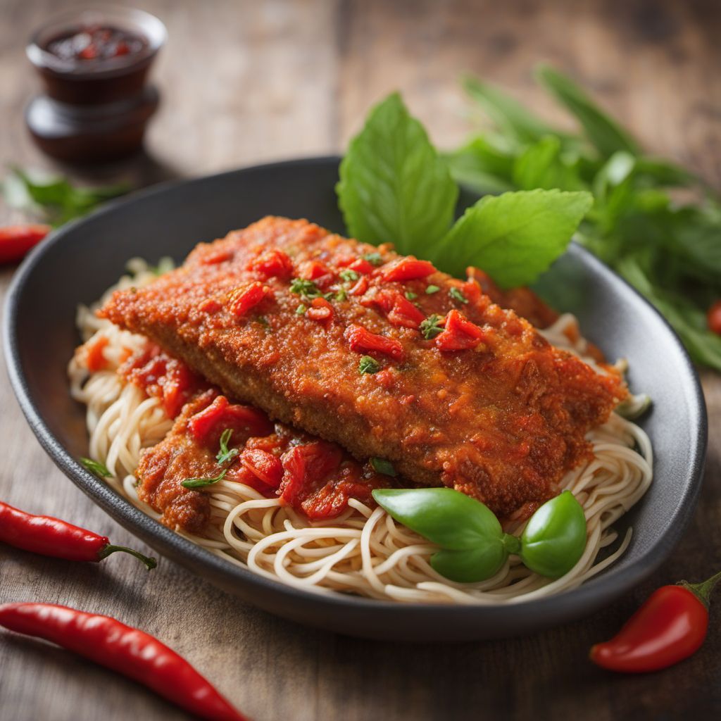 Crispy Catfish with Spicy Tomato Sauce