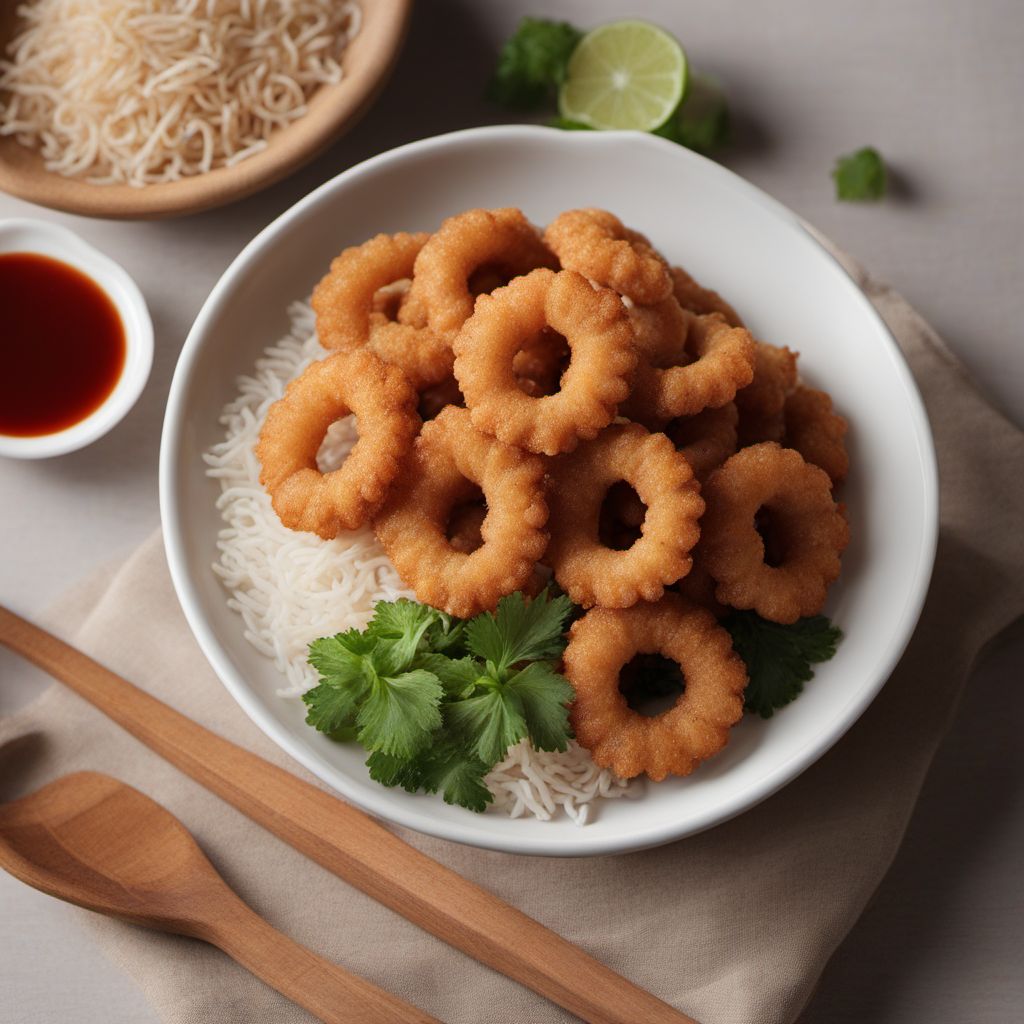 Crispy Fried Squid Rings with Hubei Twist