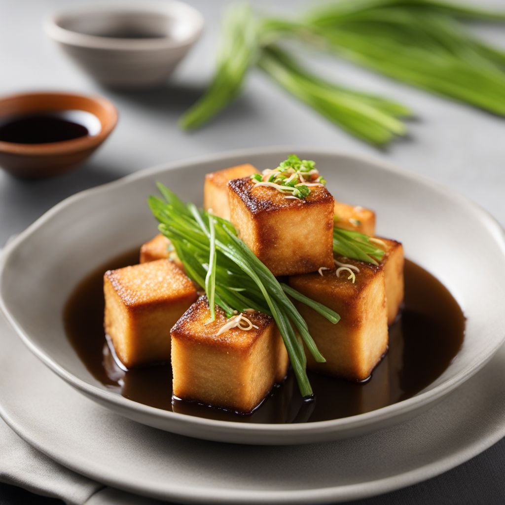 Crispy Golden Agedashi Tofu