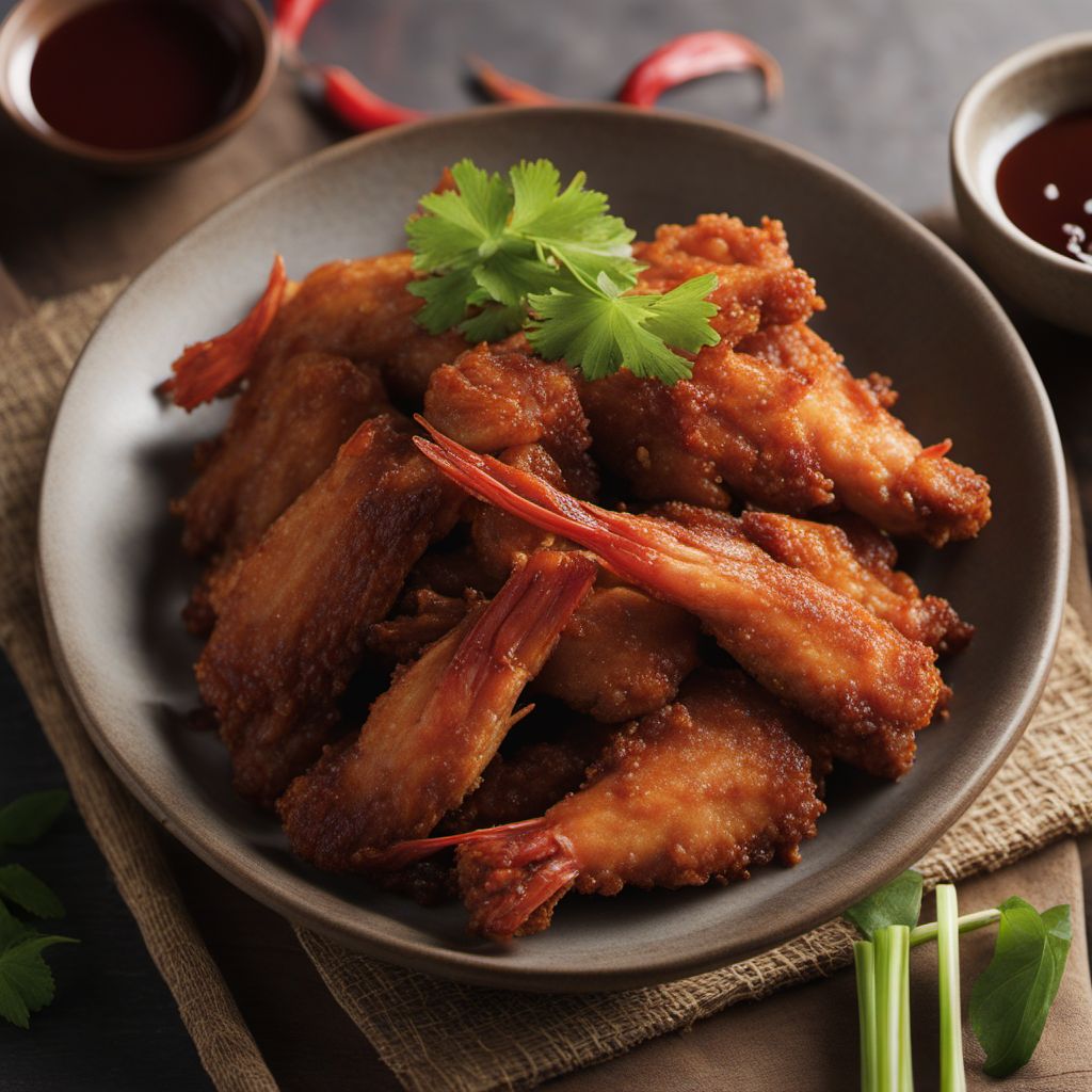 Crispy Prawn Paste Chicken