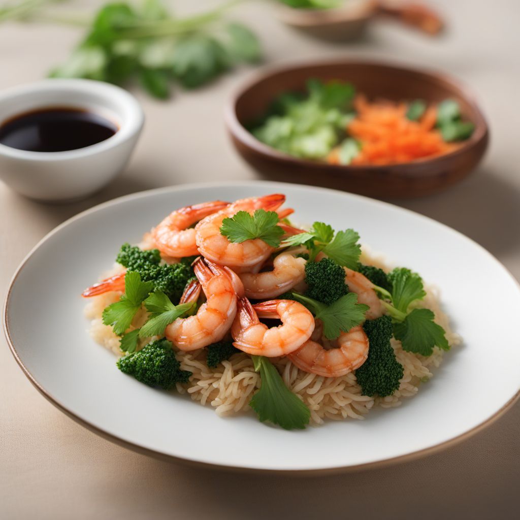 Crispy Rice with Shrimp and Vegetables