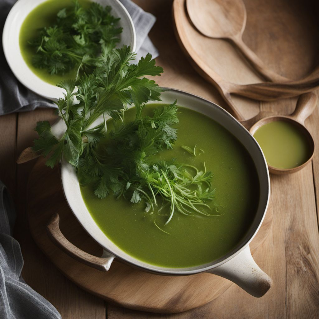 Croatian-inspired Spring Onion Soup